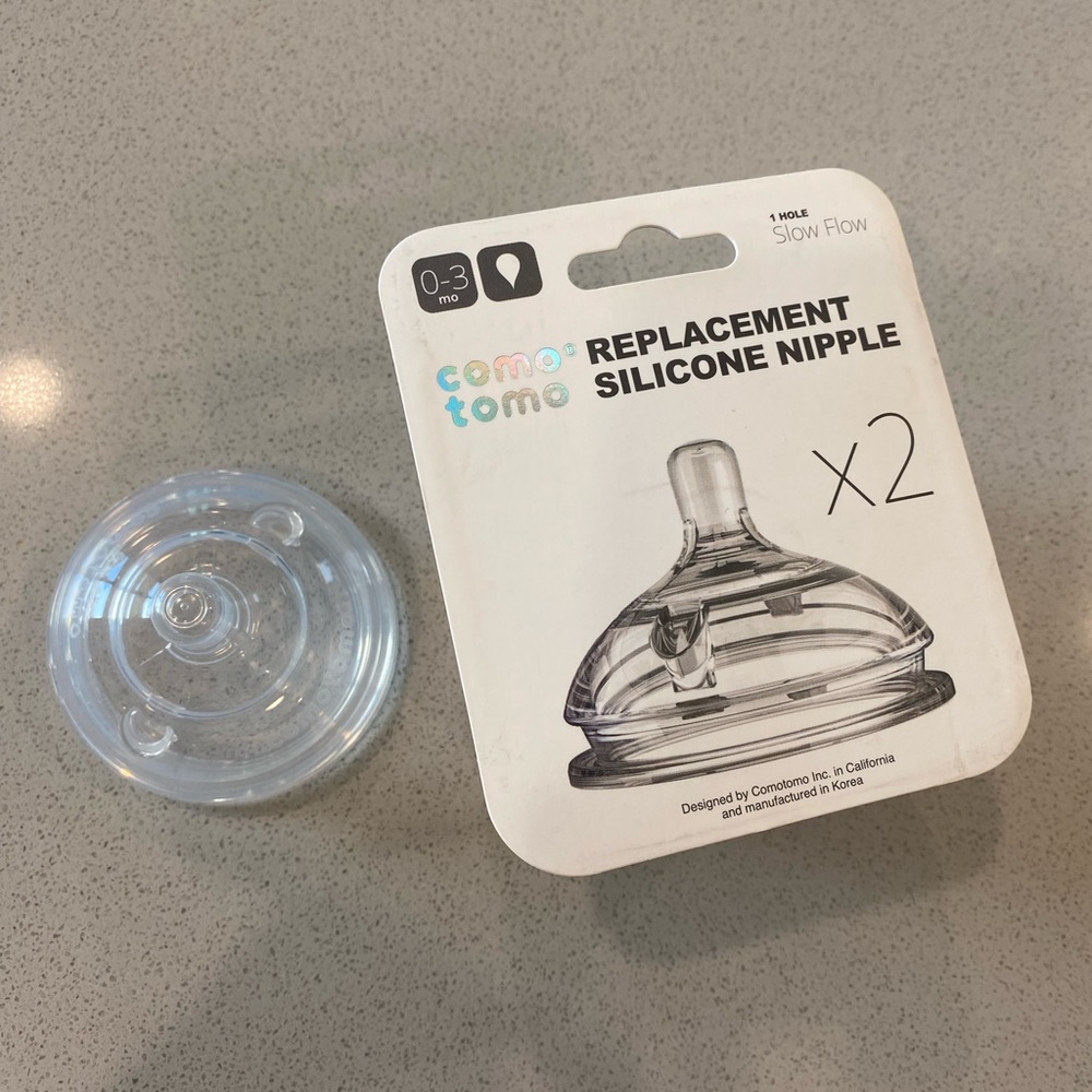 3 slow flow coming tomo bottle nipples NWT
